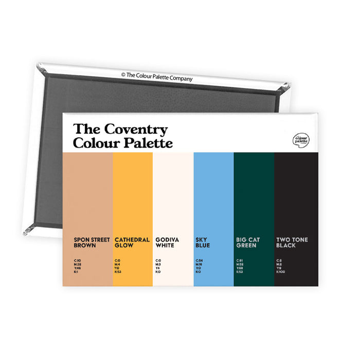 The Coventry Colour Palette Fridge Magnet