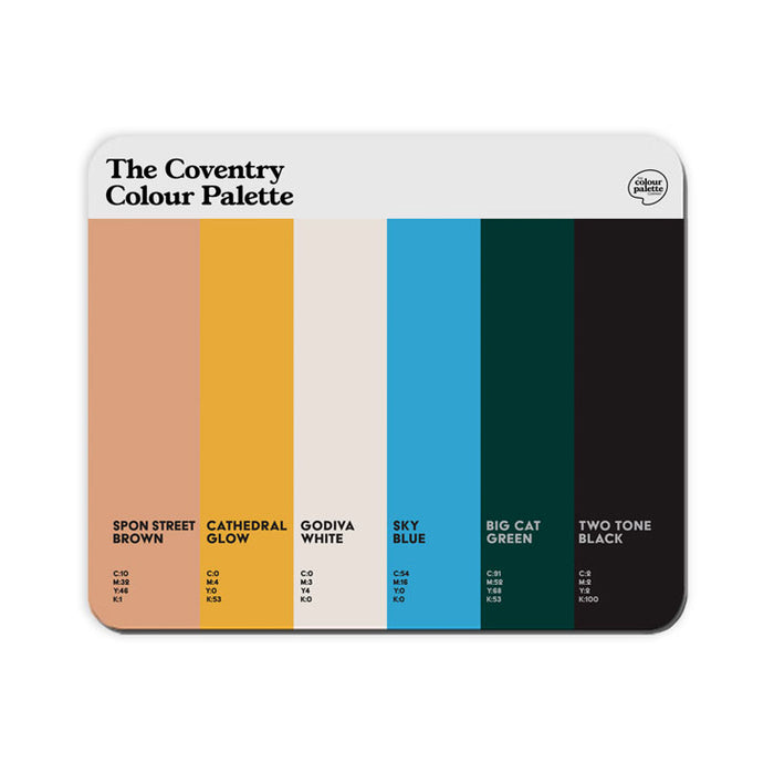 The Coventry Colour Palette Mouse Mat