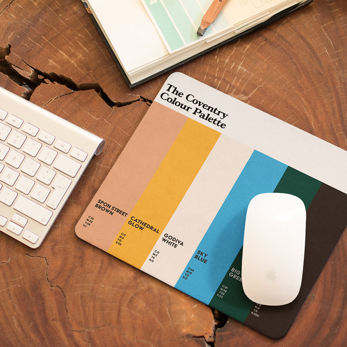 The Coventry Colour Palette Mouse Mat
