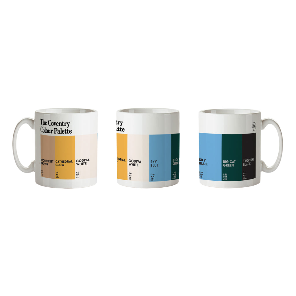 The Coventry Colour Palette Porcelain Mug