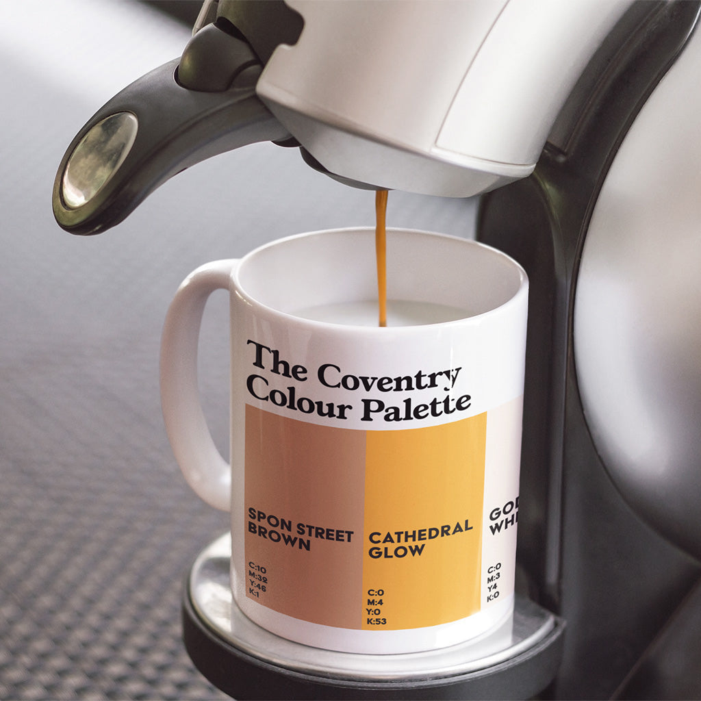The Coventry Colour Palette Porcelain Mug