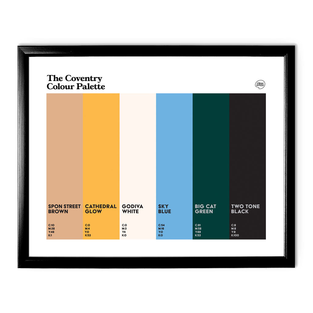 Coventry Art Print - Black Frame