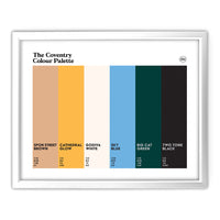 Coventry Art Print - White Frame