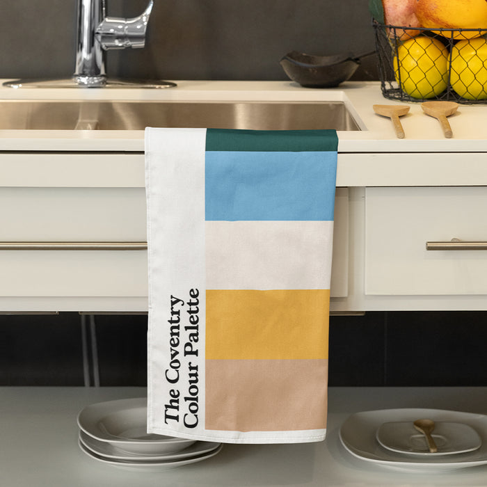 The Coventry Colour Palette Tea Towel