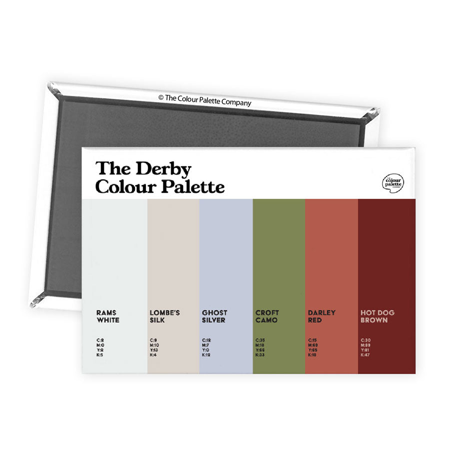 The Derby Colour Palette Fridge Magnet