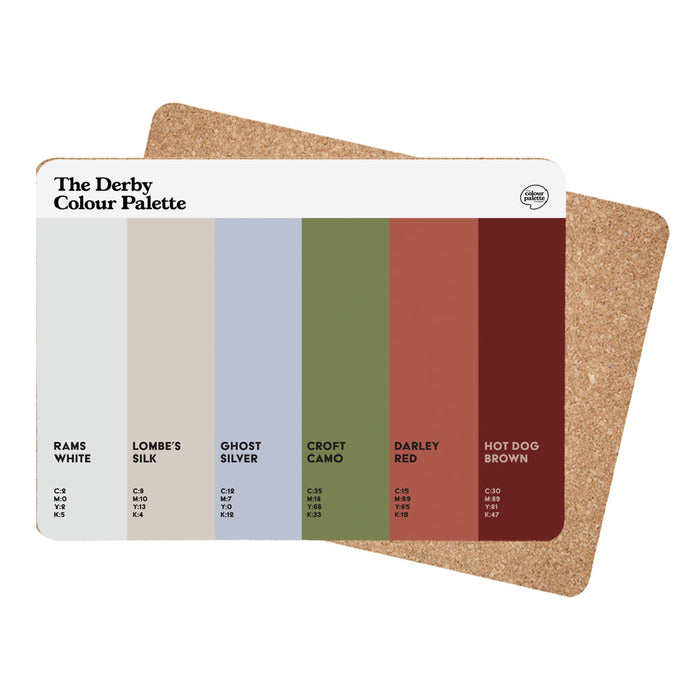 The Derby Colour Palette Placemat