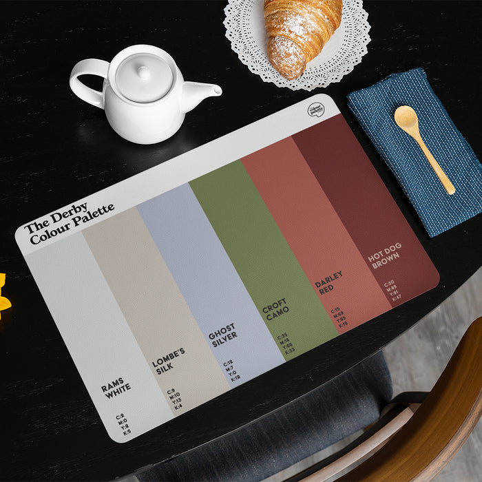 The Derby Colour Palette Placemat