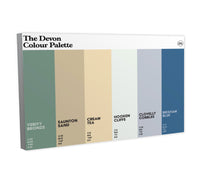 Devon Colour Palette Canvas Wall Art