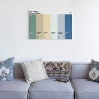 The Devon Colour Palette Canvas