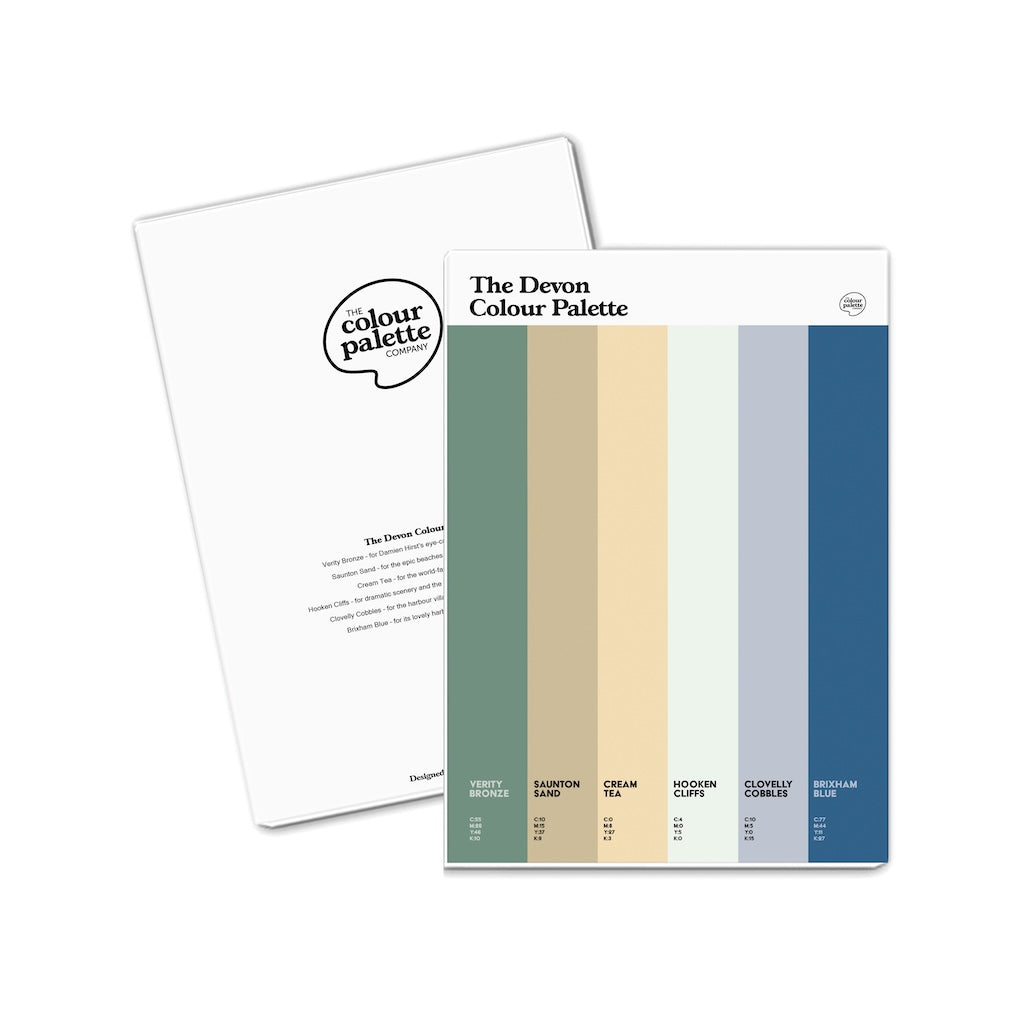 The Devon Colour Palette A5 Notepad