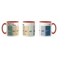 The Devon Colour Palette Porcelain Mug