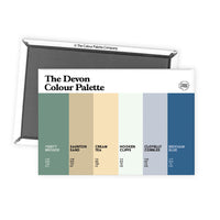 The Devon Colour Palette Fridge Magnet