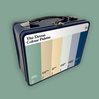 Devon Colour Palette metal lunch box