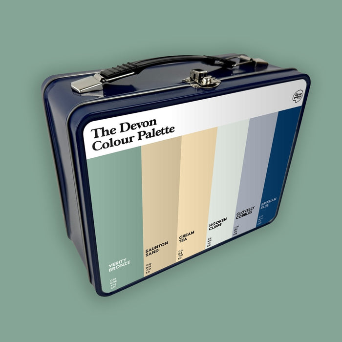 Devon Colour Palette metal lunch box