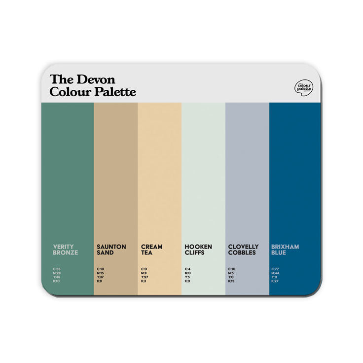 The Devon Colour Palette Mouse Mat – The Colour Palette Company
