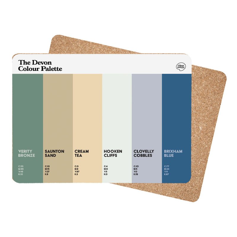 The Devon Colour Palette Placemat – The Colour Palette Company