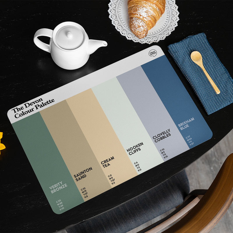 The Devon Colour Palette Placemat – The Colour Palette Company