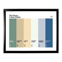 Devon Art Print - Black Frame