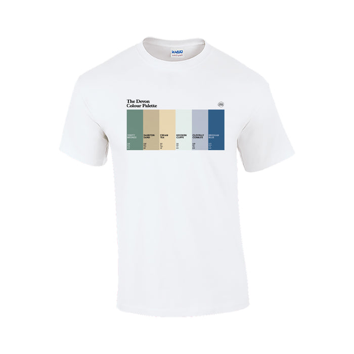 Devon Colour Palette tee shirt t shirt