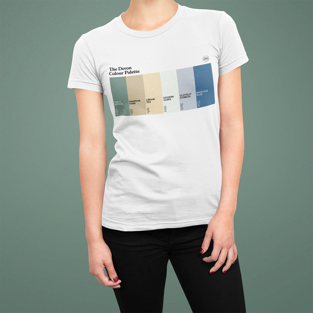 Devon Colour Palette tee shirt t shirt