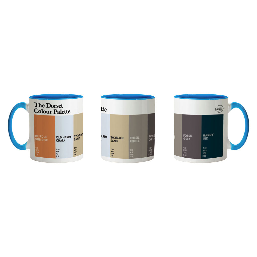 The Dorset Colour Palette Porcelain Mug