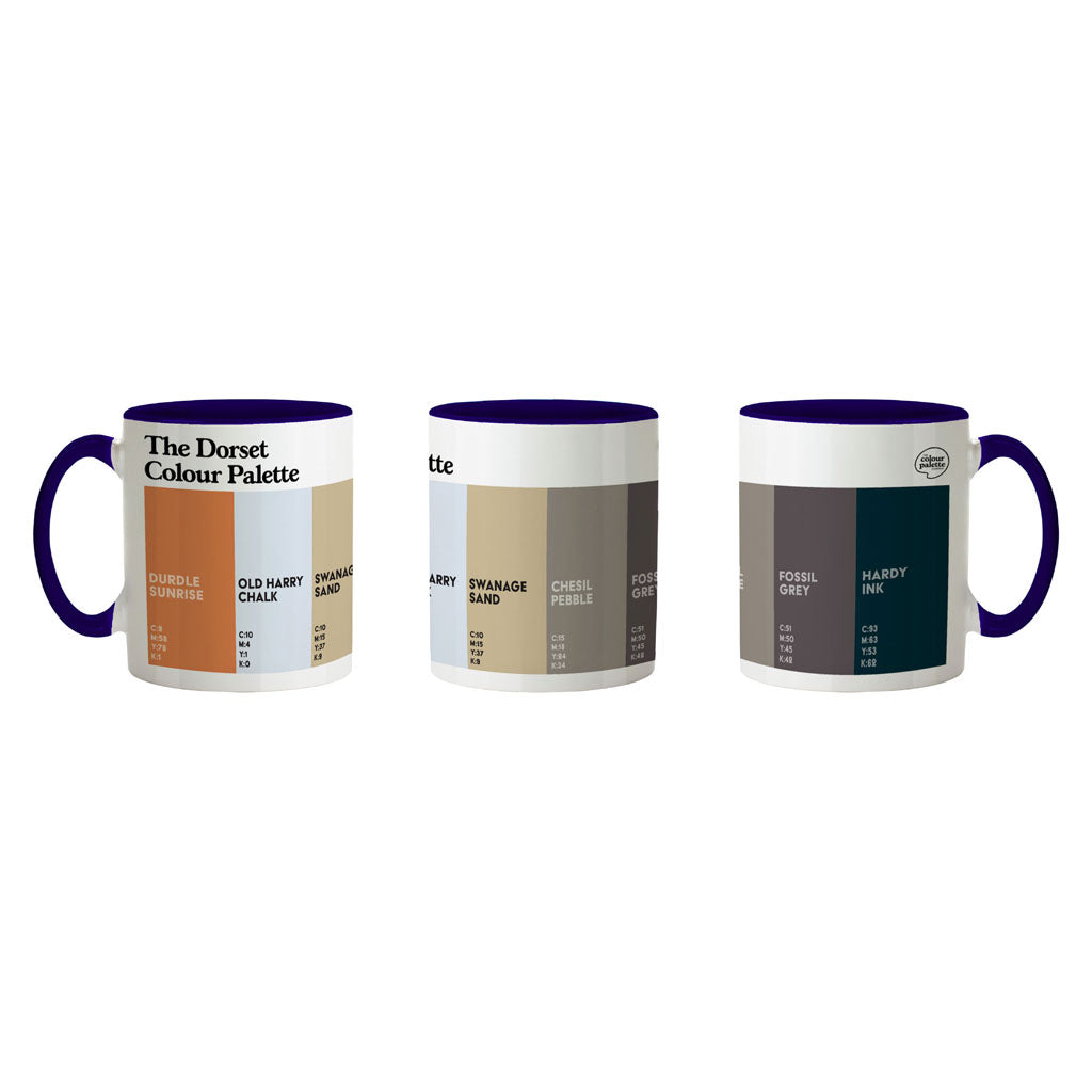 The Dorset Colour Palette Porcelain Mug