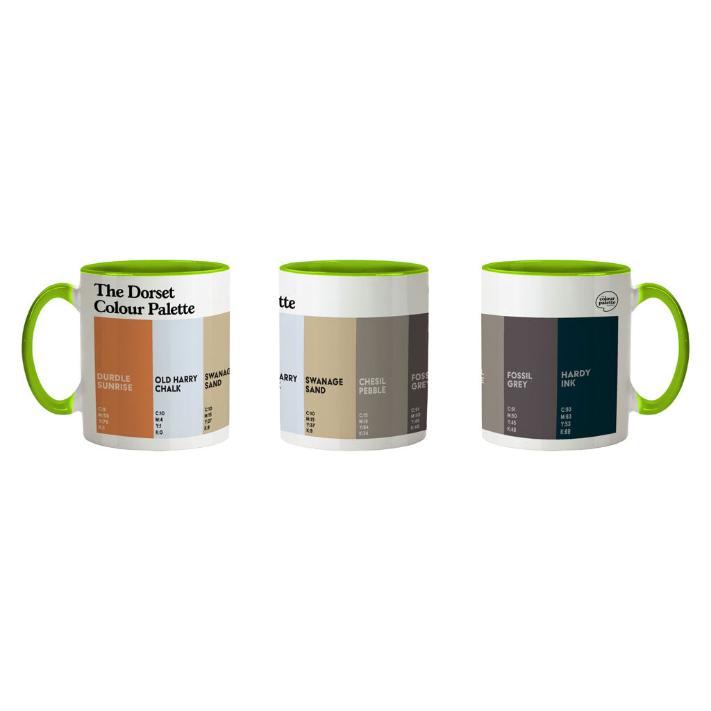 The Dorset Colour Palette Porcelain Mug