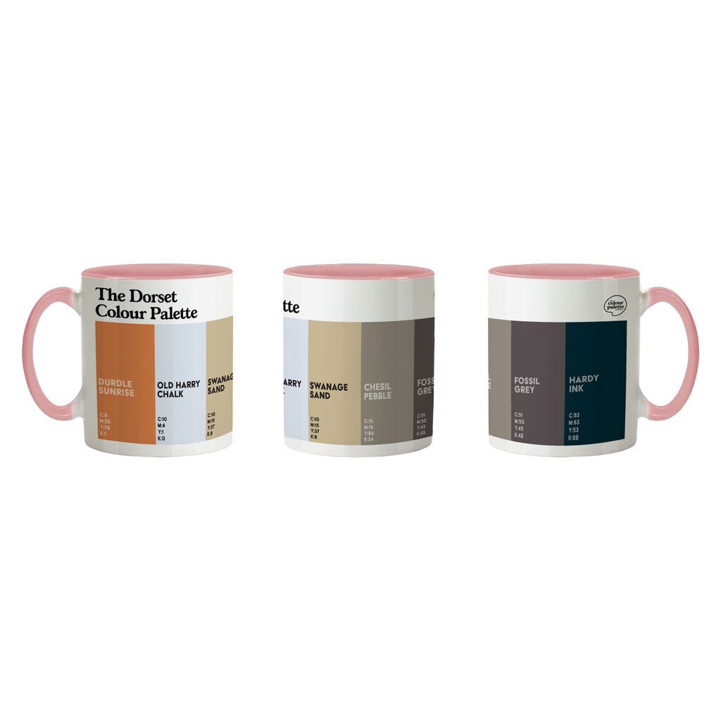 The Dorset Colour Palette Porcelain Mug