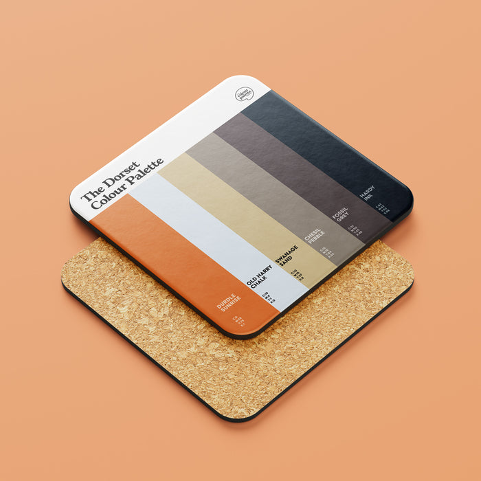 The Dorset Colour Palette Coaster