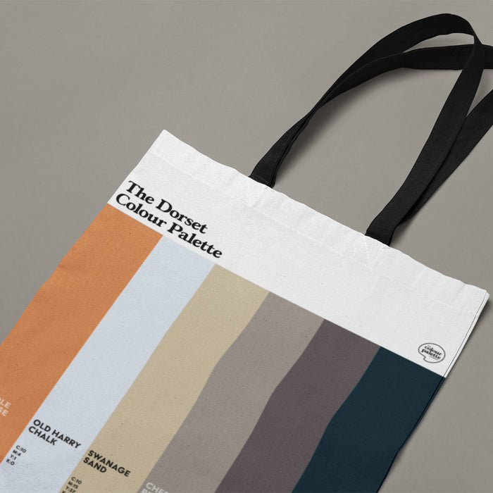 The Dorset Colour Palette Tote Bag