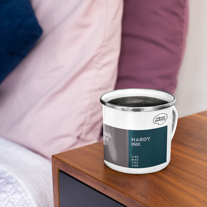 The Dorset Colour Palette Enamel Mug