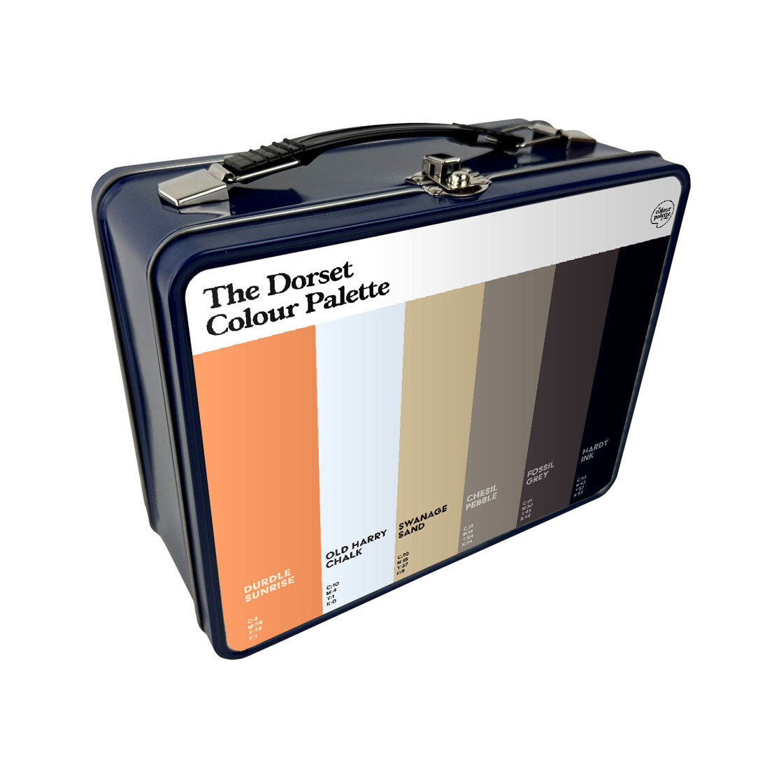 The Dorset Colour Palette Metal Lunch Box