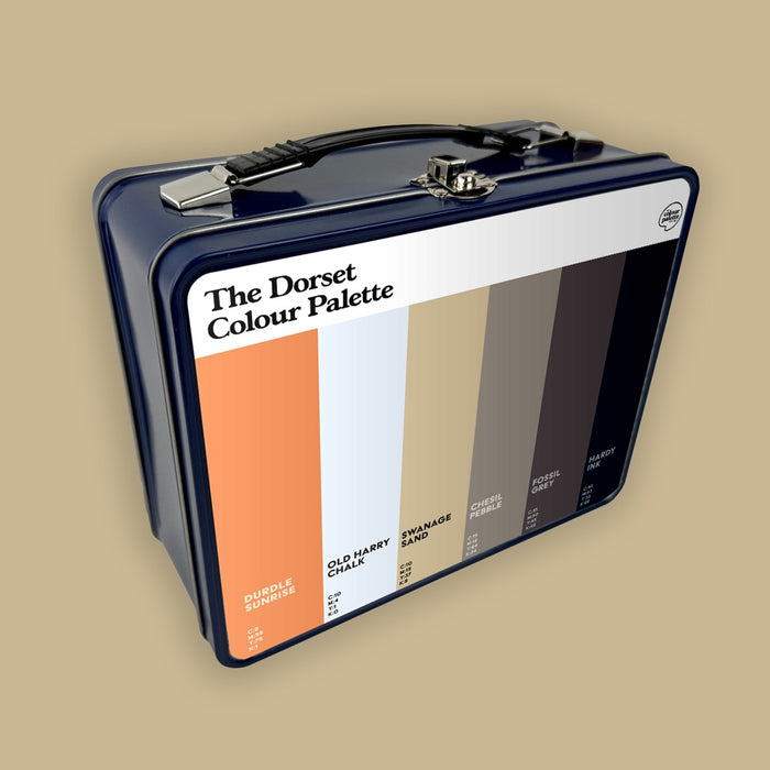 The Dorset Colour Palette Metal Lunch Box