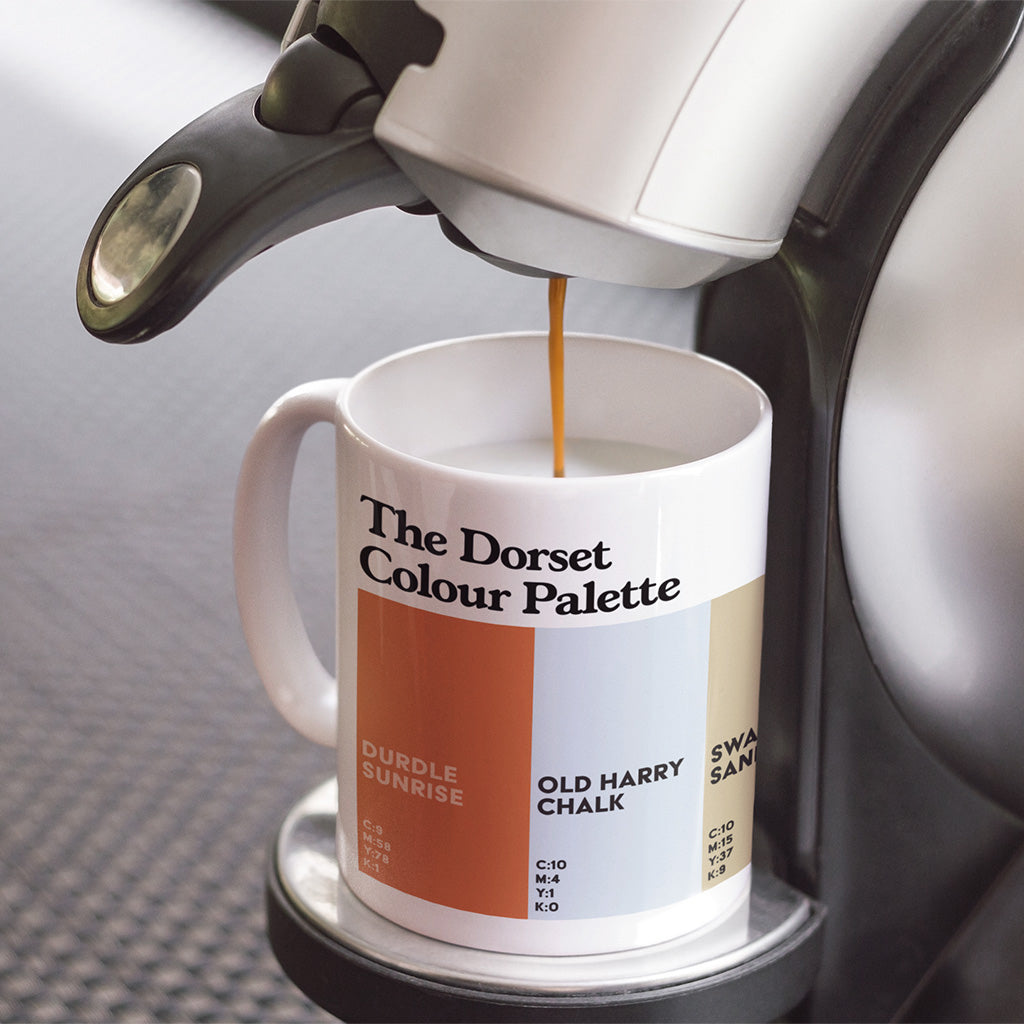 The Dorset Colour Palette Porcelain Mug