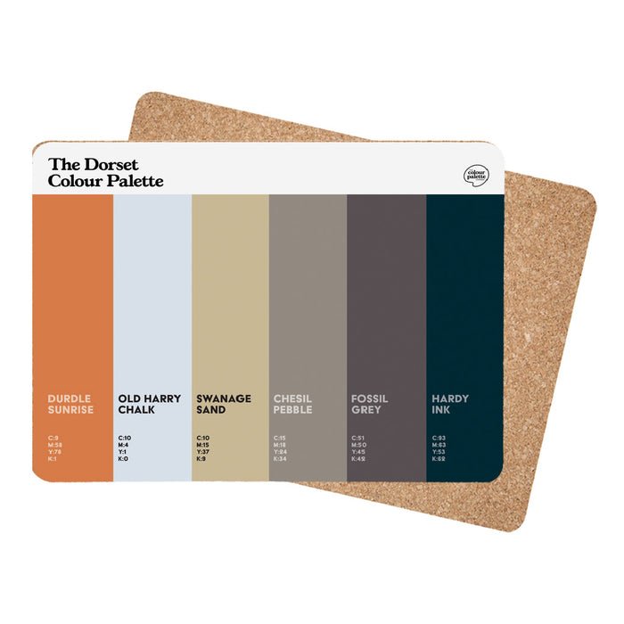 The Dorset Colour Palette Placemat
