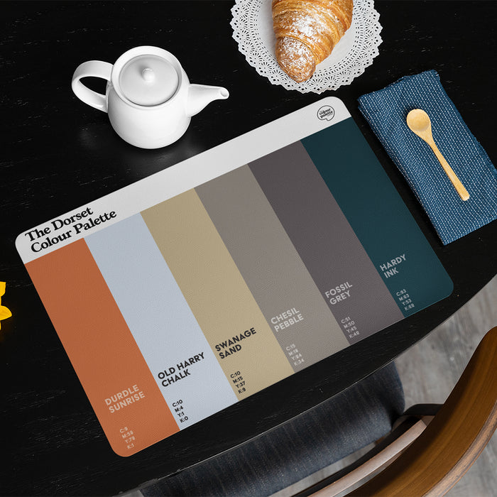 The Dorset Colour Palette Placemat