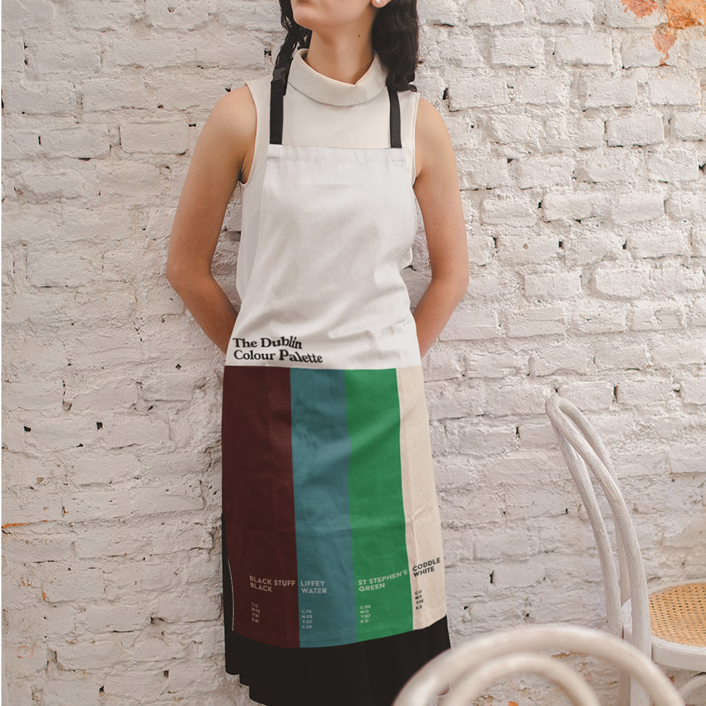 Colours of Dublin apron for Dublin foodies