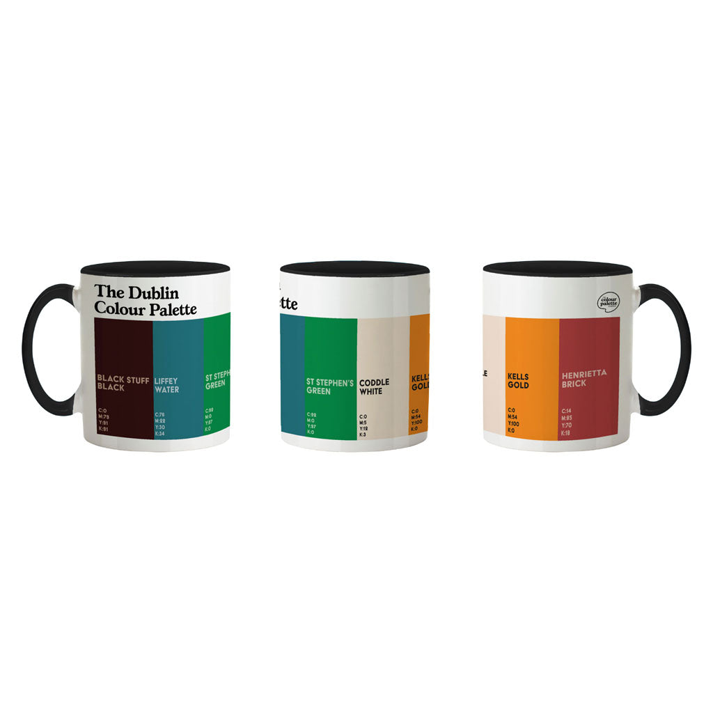 The Dublin Colour Palette Porcelain Mug