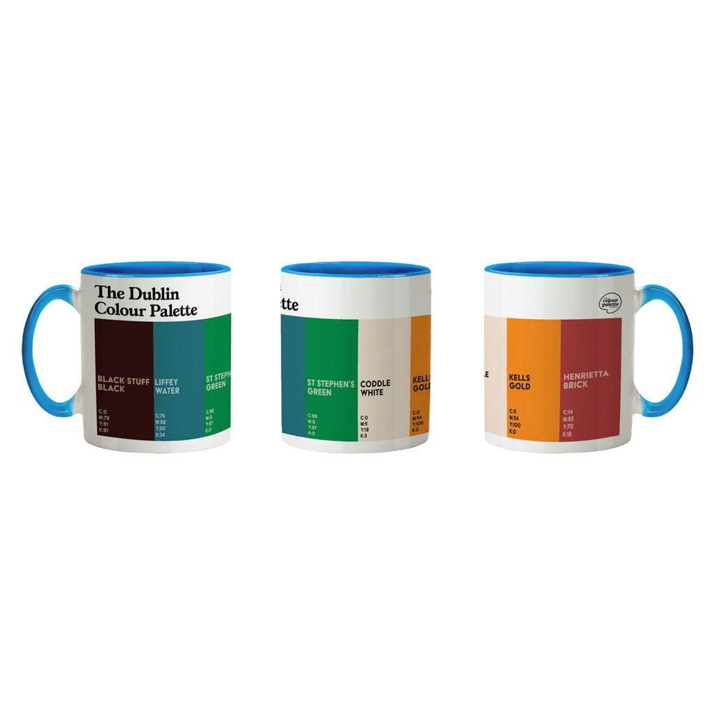 The Dublin Colour Palette Porcelain Mug