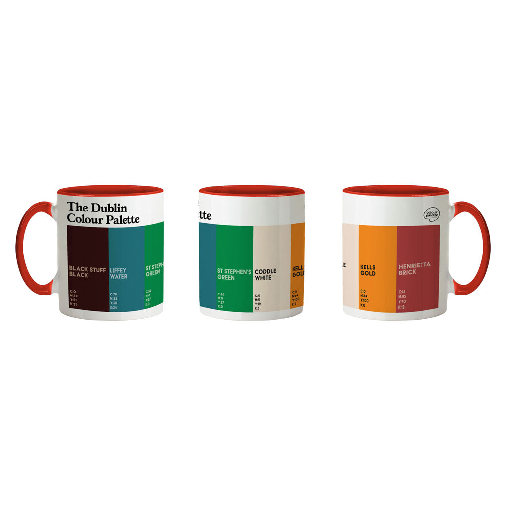The Dublin Colour Palette Porcelain Mug