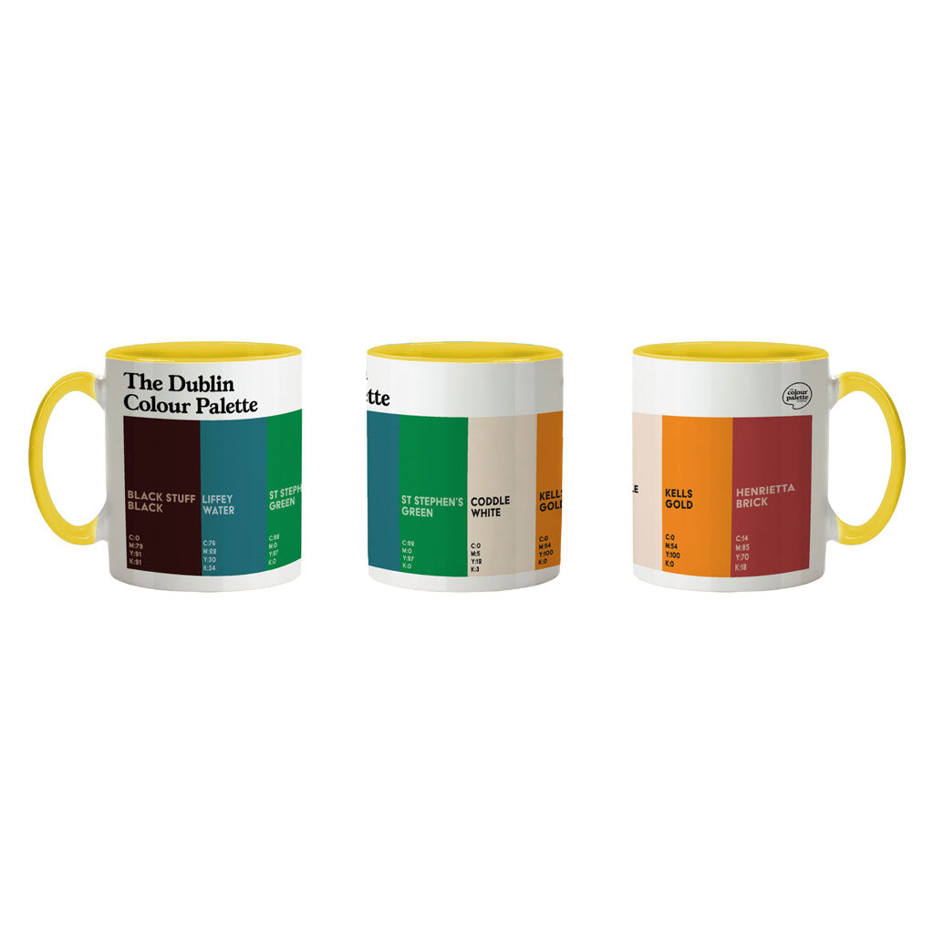 The Dublin Colour Palette Porcelain Mug
