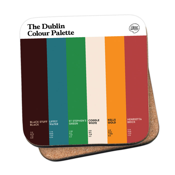 The Dublin Colour Palette Coaster