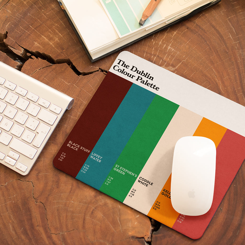 Dublin Home Office Mouse Mat featuring the Dublin Colour Palette