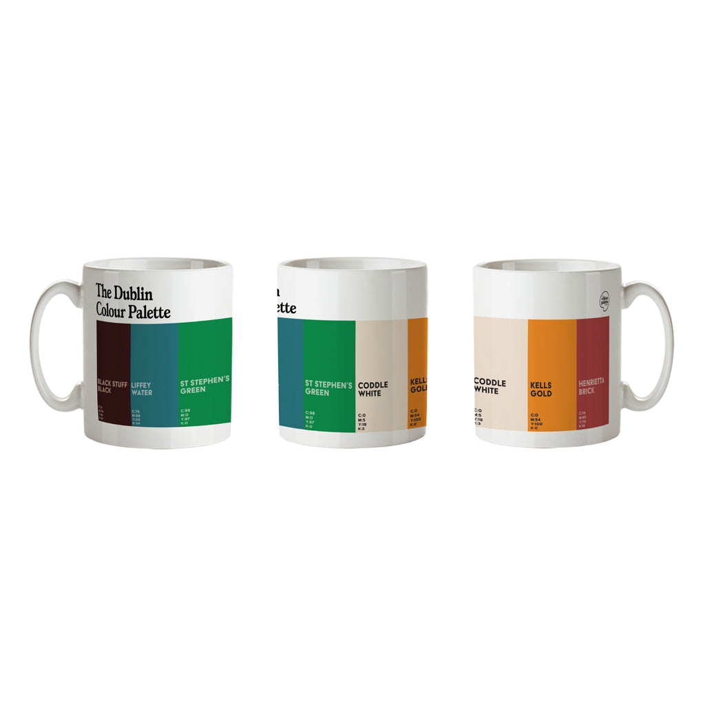 The Dublin Colour Palette Porcelain Mug