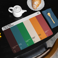 Colours of Dublin food and dining placemat