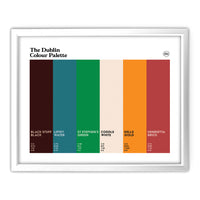 Dublin Art Print - White Frame