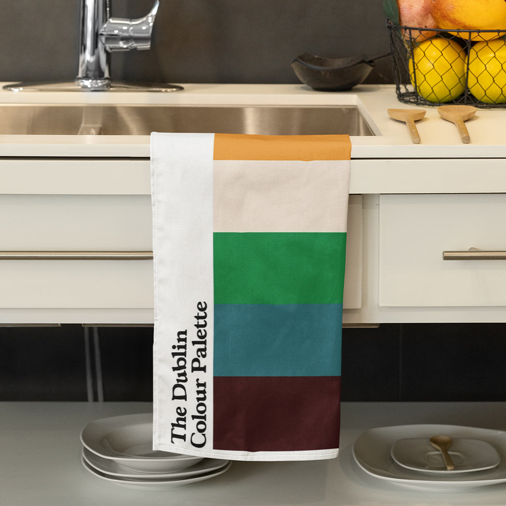 The Dublin Colour Palette Tea Towel