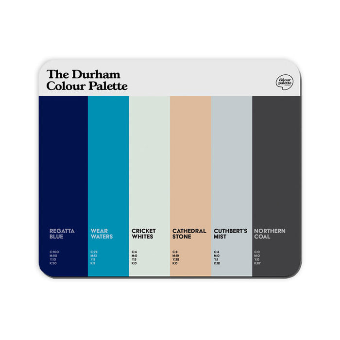 The Durham Colour Palette Mouse Mat