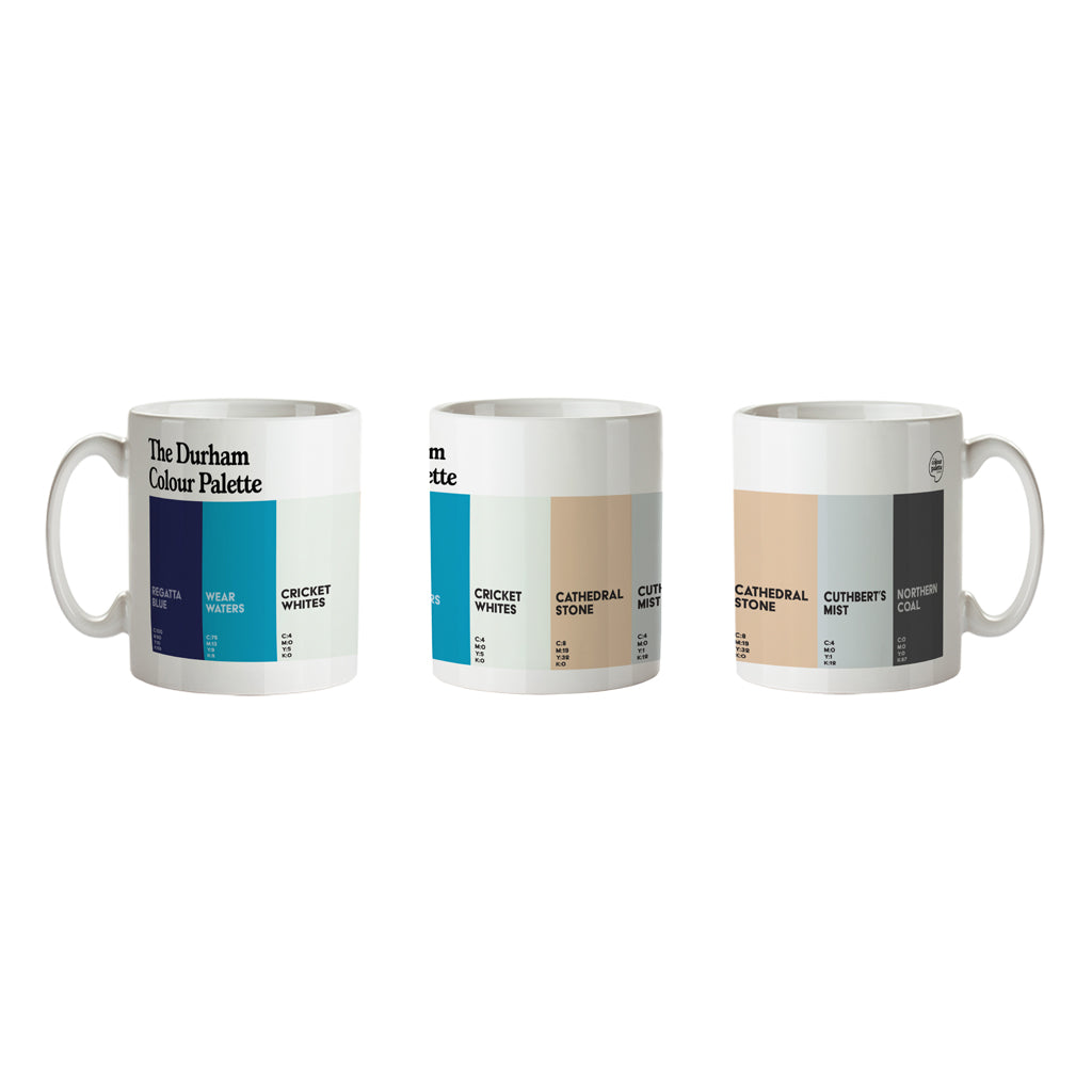 The Durham Colour Palette Porcelain Mug