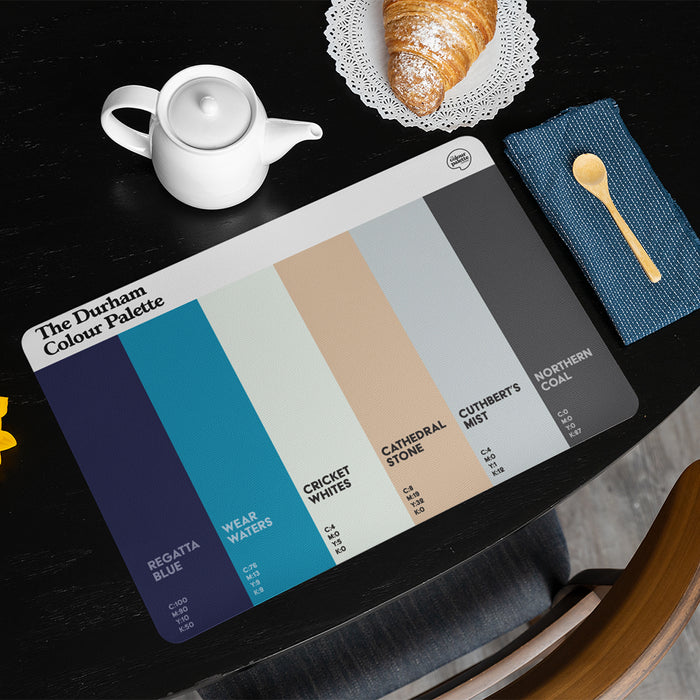 The Durham Colour Palette Placemat